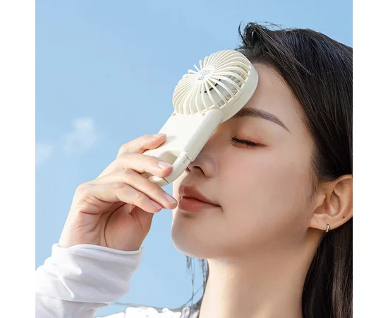 Портативный вентилятор SQT-BF2 с карабином 1800mAh White