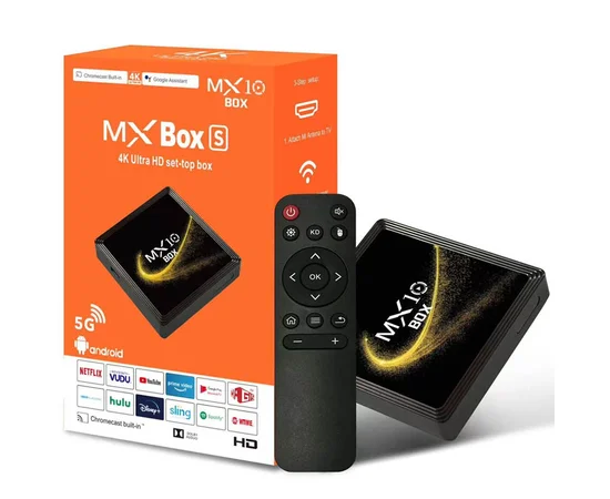 Smart Android TV Box MX10s Black