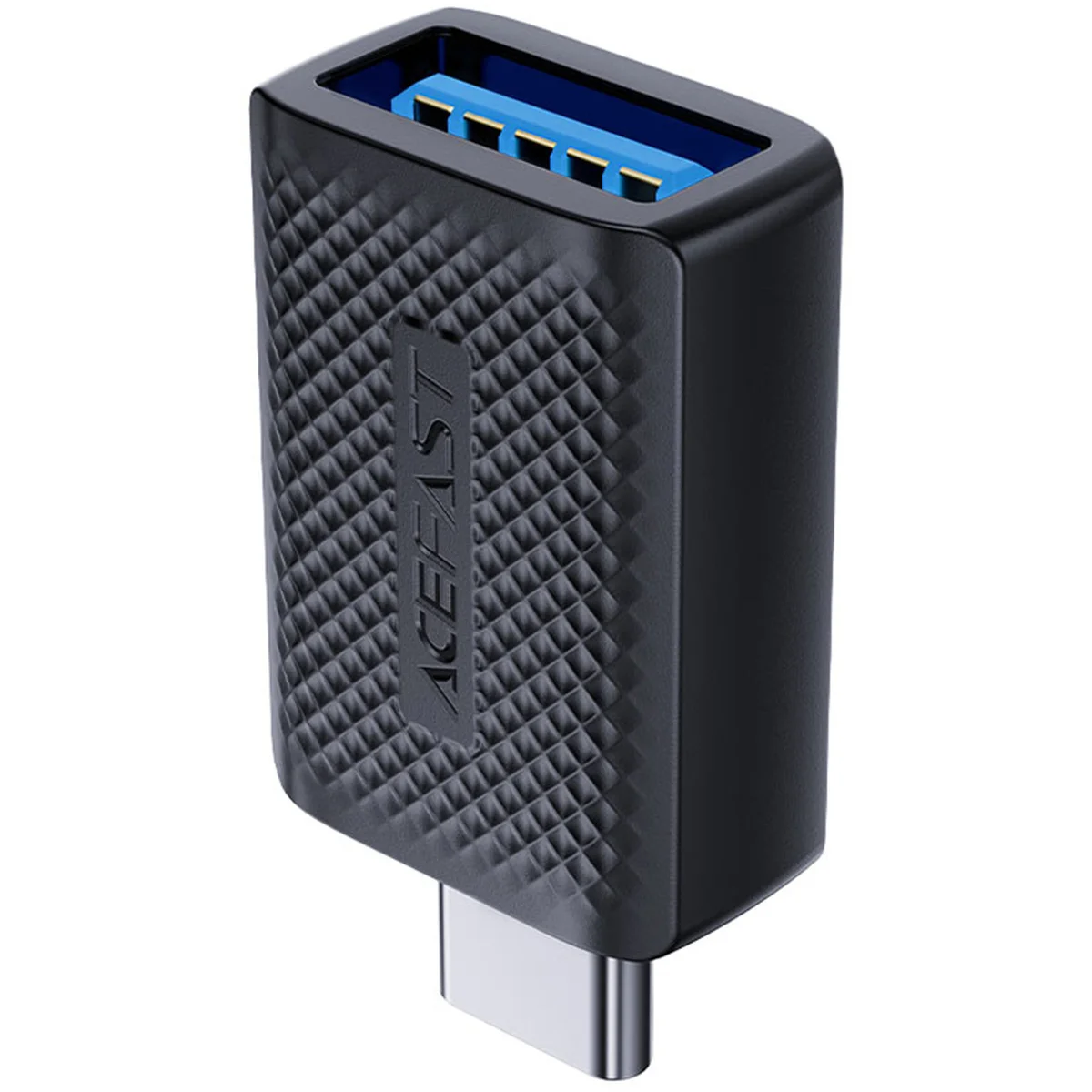 Переходник Acefast J1 Type- Male to USB Female Black