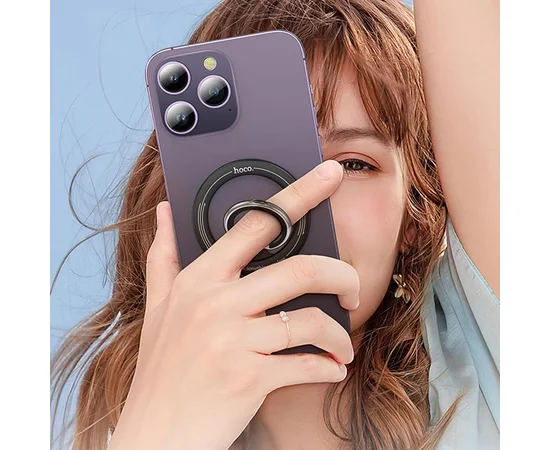 Магнітний тримач для телефону Hoco GH1 Gentle Black