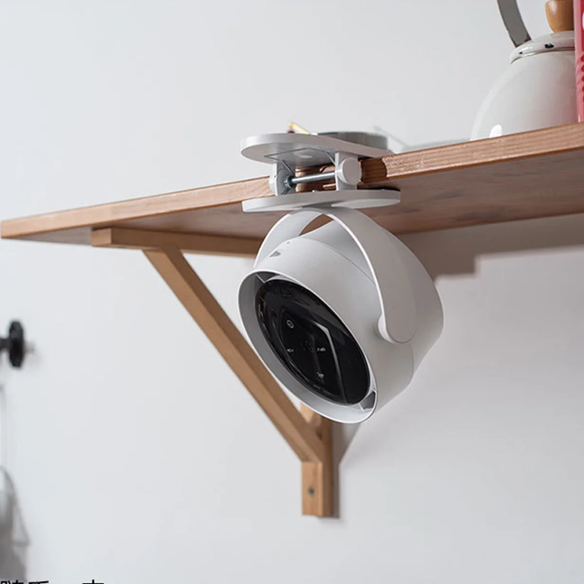 Настольный вентилятор F7 с зажимом 4000mAh White