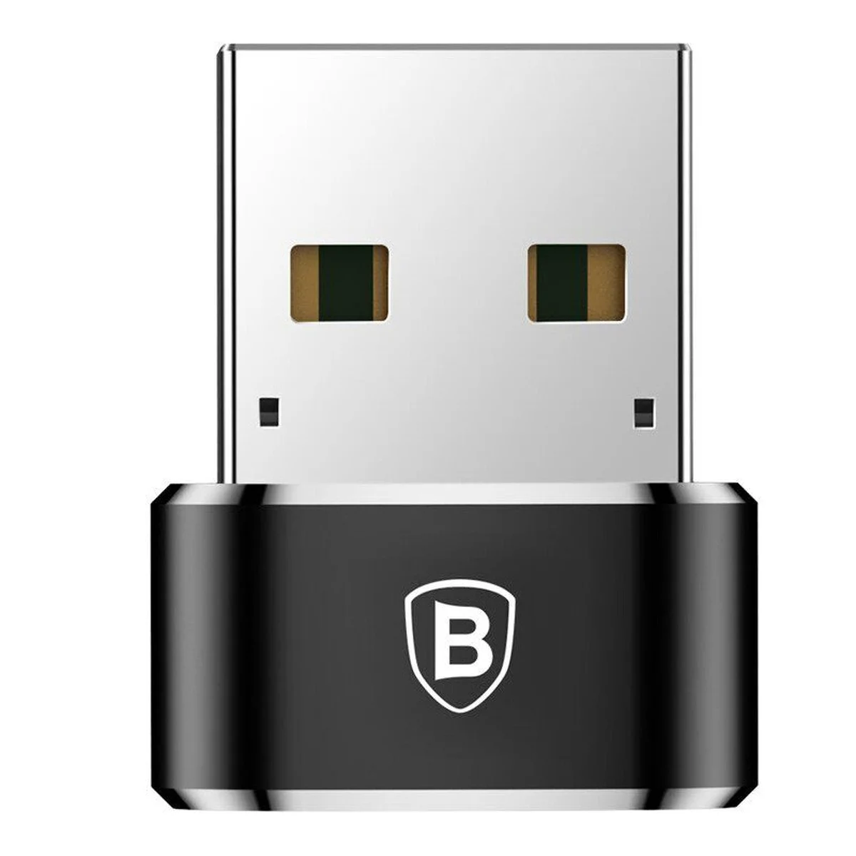 Переходник Baseus USB Male To Type-C Female Adapter Converter 3A (CAAOTG-01) Черный