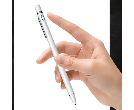 Стилус Usams US-ZB057 Touch Screen (With clip) Белый