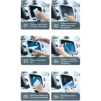 Пленка антидождь на стекло Baseus Rainproof Film 150*100 (2 шт/овал)  Прозрачный