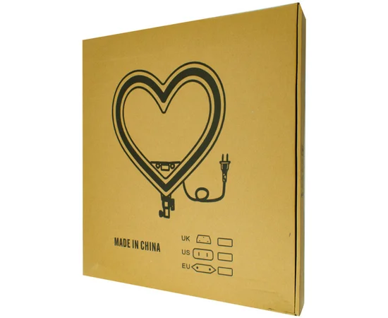 Кольцевая лампа Heart, d-12, 33см Черный