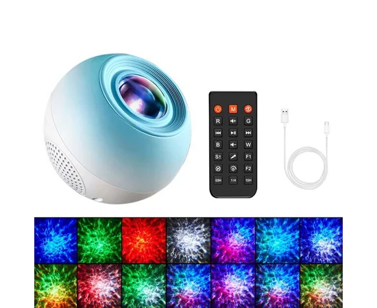 Проектор-ночник Ocean Dream E14A with Bluetooth and Remote Control Blue