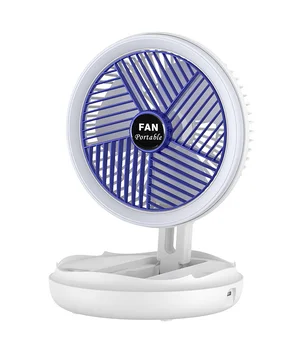 Настольный складной вентилятор Folding Fan 2in1 with Night Light White Настольный складной вентилятор Folding Fan 2in1 with Night Light White