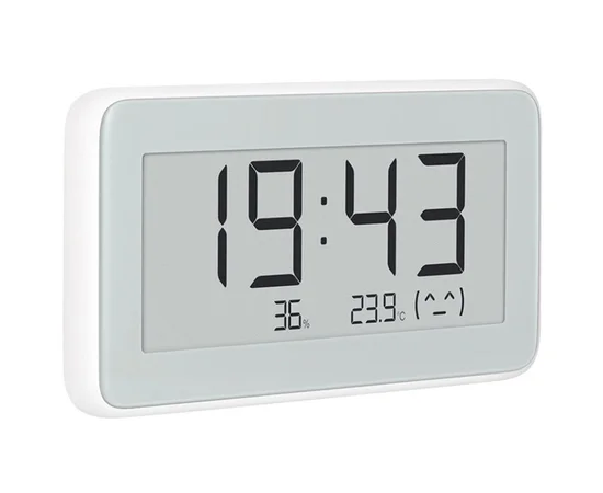 Часы Xiaomi MiJia с датчиком температуры и влажности (LYWSD02MMC) Белый