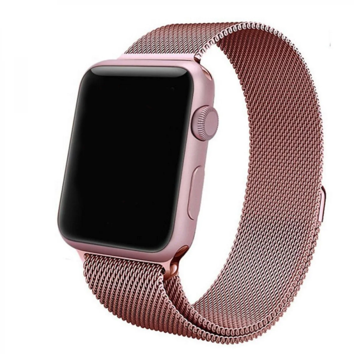 Ремінець Milanese Loop Design для Apple watch 42mm / 44mm Rose Gold
