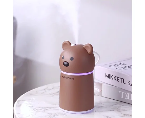 Увлажнитель воздуха Teddy Bear с арома-диффузором (lamp+fan) Коричневый