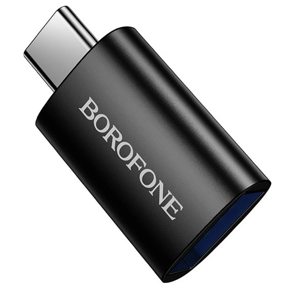 Переходник Borofone BV26C Type-C Male to USB Female USB3.0 Black