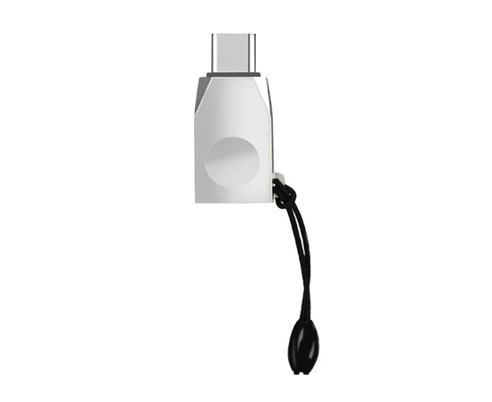 Переходник Hoco UA9 USB OTG to Type-C Стальной