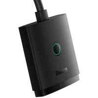 Переходник HUB Baseus AirJoy Series 2in1 HDMI to HDMI/HDMI (B01331105) Cluster Black