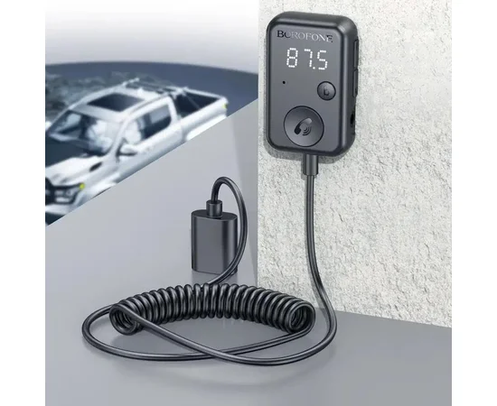 Bluetooth аудио ресивер Borofone BC49 June (USB-A) Black