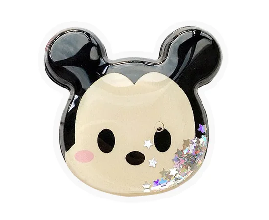 Держатель для телефона круглый (liquid shine) Микки Маус (Head)