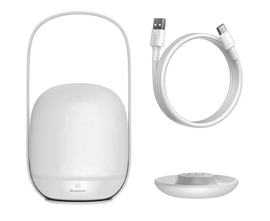 Ночник Baseus Moon-White Dimming Белый