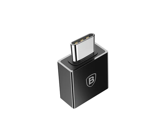 Переходник Baseus Exquisite Type-C Male to USB Female (CATJQ) Черный