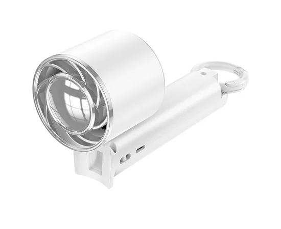 Портативный вентилятор Hoco HX61 Exquisite handheld folding fan 1200 mAh White