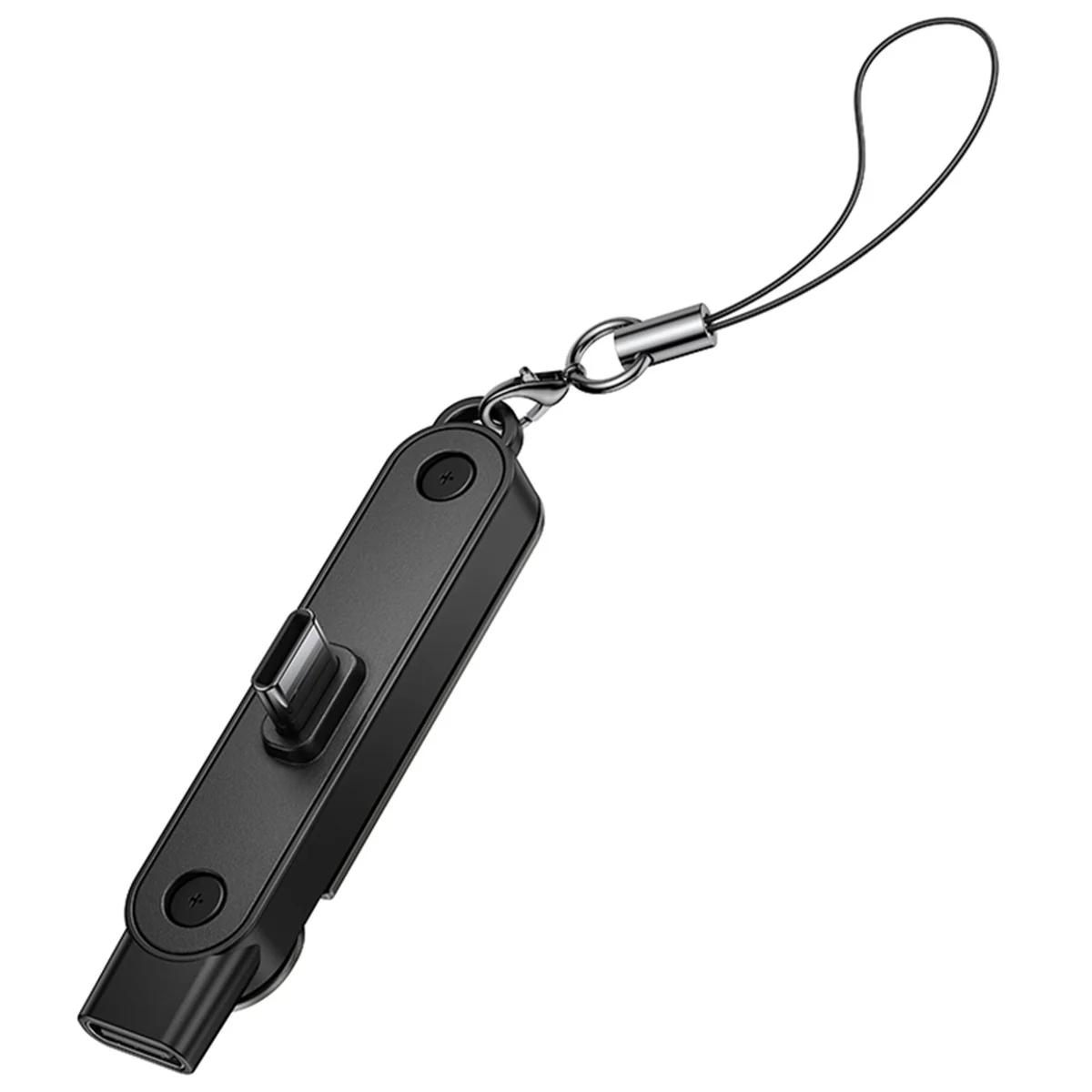 Переходник Hoco UA47A Type-C male to Type-C female adapter Black