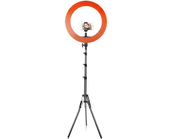 Кольцевая лампа RL-18 45 см, 480 диодов (с сумкой) Черный