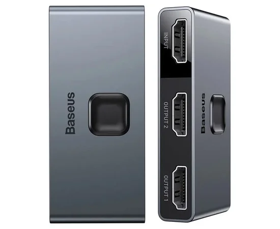 Переходник HUB Baseus Matrix HDMI Switcher (CAHUB-BC0G) Space Gray