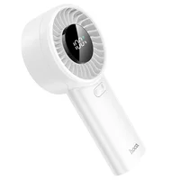 Портативный вентилятор Hoco HX62 Endless handheld fan 6000 mAh White