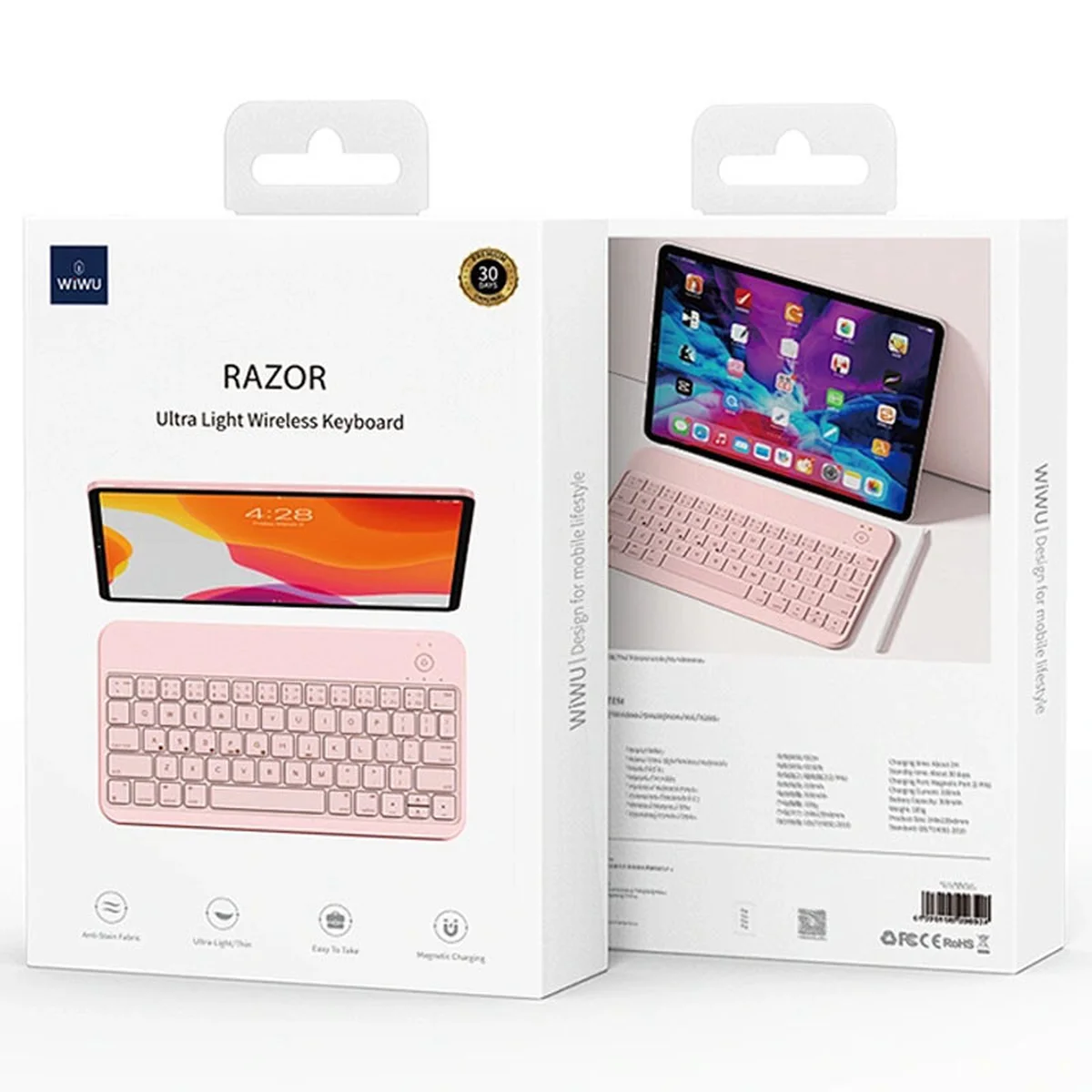 Клавиатура WIWU Razor Wireless Keyboard RZ-01 Pink