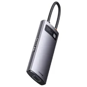 Переходник HUB Baseus Metal Gleam Series 6-in-1 Multifunctional Type-C (WKWG080013) Gray