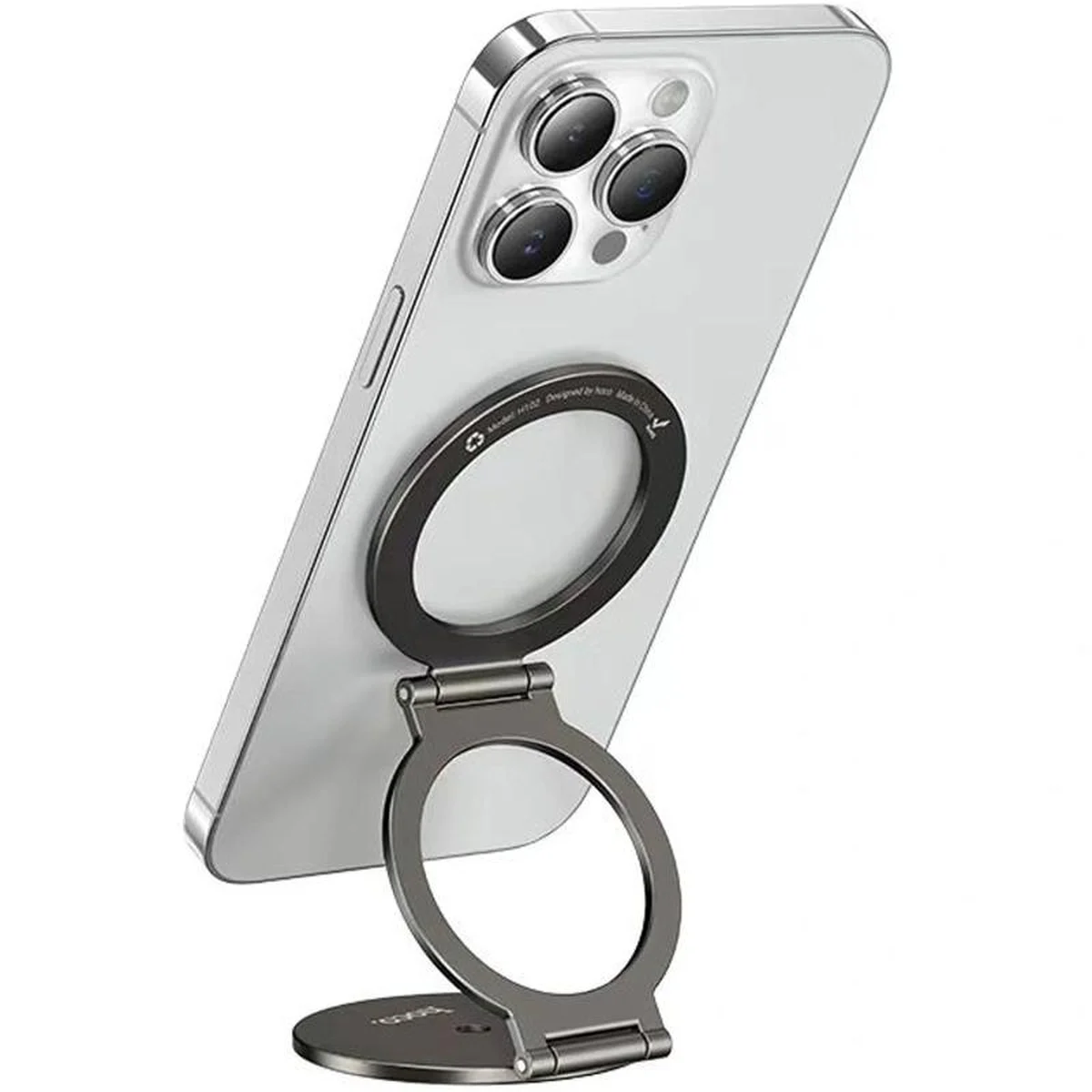 Магнитный держатель Hoco H102 Whale (multi-scene) Metal grey