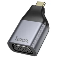 Переходник Hoco UA34 Type-C to VGA Metal grey