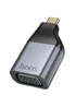Перехідник Hoco UA34 Type-C to VGA Metal grey