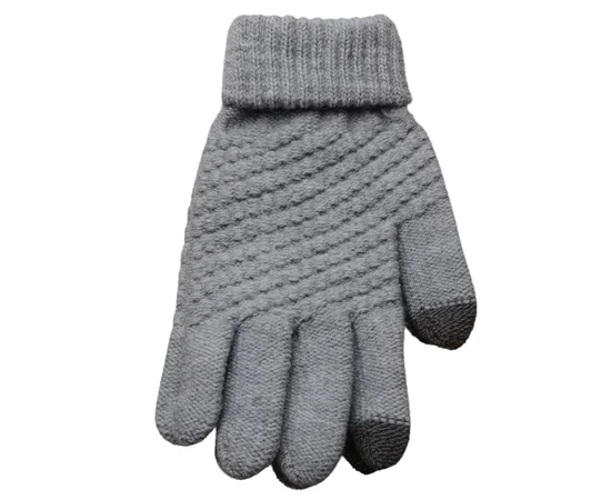 Перчатки сенсорные SHOU утепленные Серый