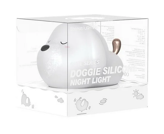 Ночник Baseus Cute Series Doggie Белый