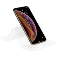 Держатель в машину для телефона (антискользящий) Baseus Folding Bracket Прозрачный