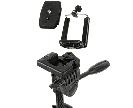 Штатив TR 3366 (съемная площадка, держатель, 50-140см, до 3кг) Черный