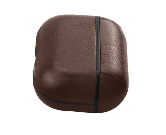 Кожаный футляр Leather series для наушников AirPods Pro Коричневый