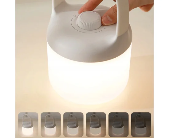 Ночник Baseus Moon-White Knob Stepless Dimming Белый