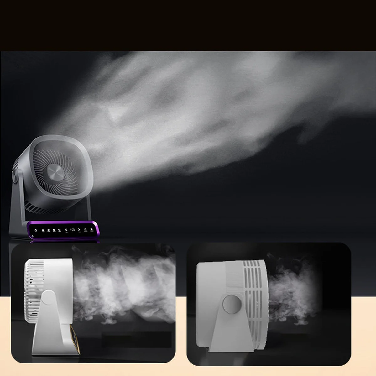 Настольный вентилятор F16 Smart 4000mAh Black