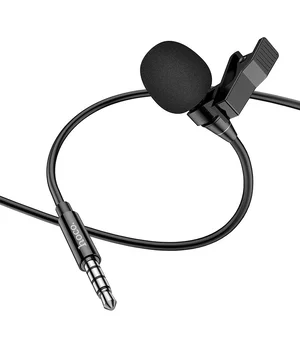 Микрофон петличный Hoco L14 3,5mm Черный Микрофон петличный Hoco L14 3,5mm Черный