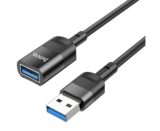 Переходник Hoco U107 USB male to USB female USB3.0 Black