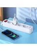 Удлинитель Hoco NS1 Aura PD20W (2USB/1Type-C/4xSocket) White