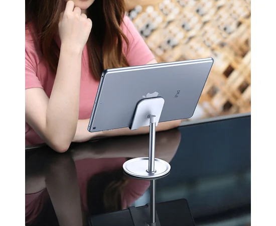 Держатель-подставка USAMS US-ZJ048 Mobile Phone Desktop Holder Серебряный