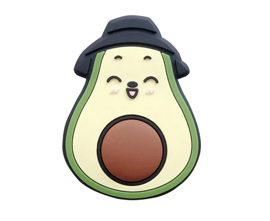 Держатель для телефона 3D Авокадо шляпа/черная
