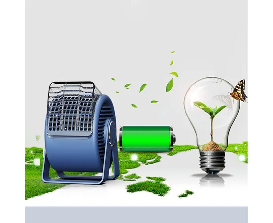 Настольный вентилятор F7-B Snail 2200mAh Blue