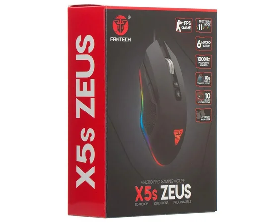 Мышь Fantech X5S USB Черный