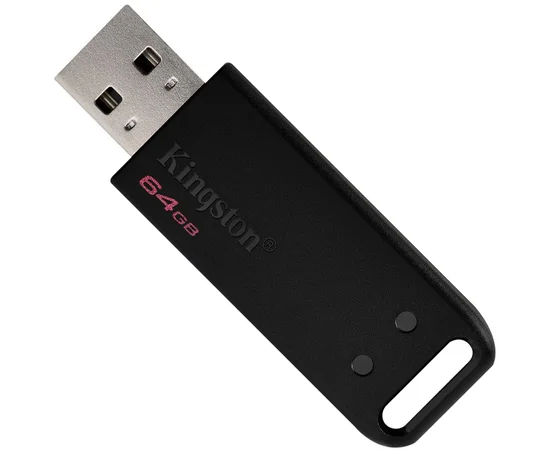 Флеш накопитель USB 64GB Kingston DataTraveler 20 (DT20/64GB) Черный