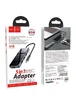 Переходник HUB Hoco HB15 Type-C to USB3.0+HDMI+PD Серый