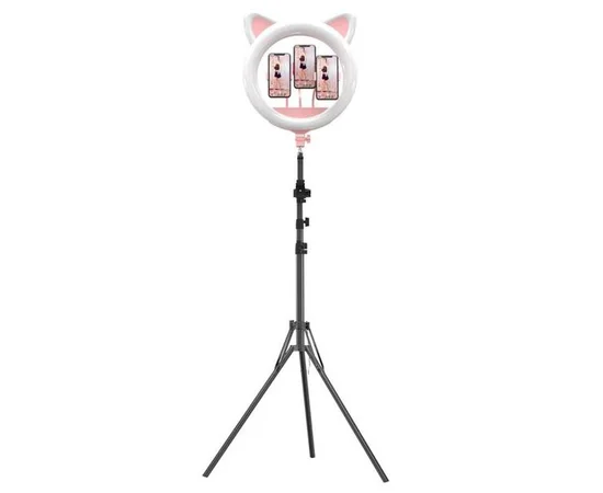 Кольцевая лампа Cat, RK-45, 50см Розовый