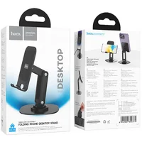 Подставка для телефона Hoco HD6 Winner dual-axis rotating Black