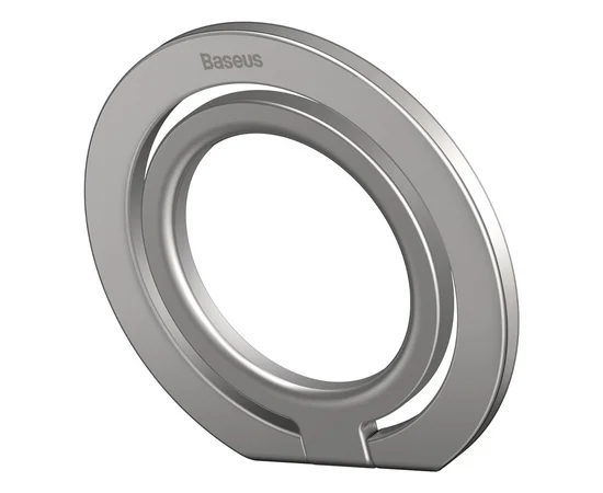 Держатель для телефона Baseus Halo Series Foldable Metal Ring (Single ring) (SUCH00001) Silver